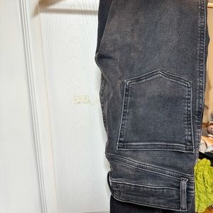 Free people black faded skinny jeans